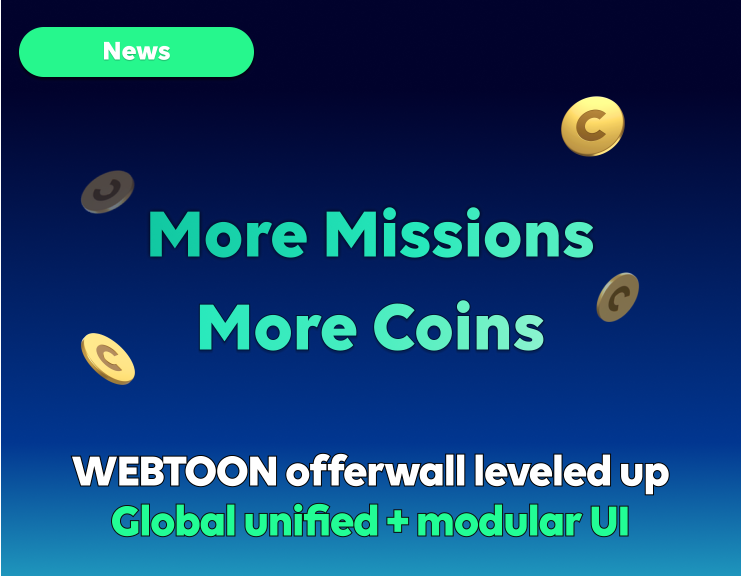 Miniatura de Every offerwall, now one brand 🪙
Global unified + modular UI